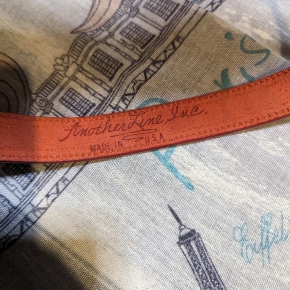 Another Line Inc belt rust colored-37 inches length - Picture 5 of 9